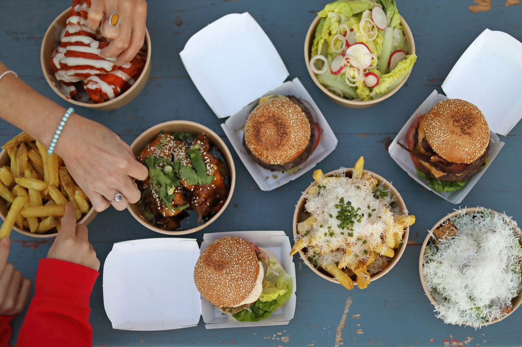 Delicious Burgers to Accompany Organic Cider from The Tav-Van at our Taproom