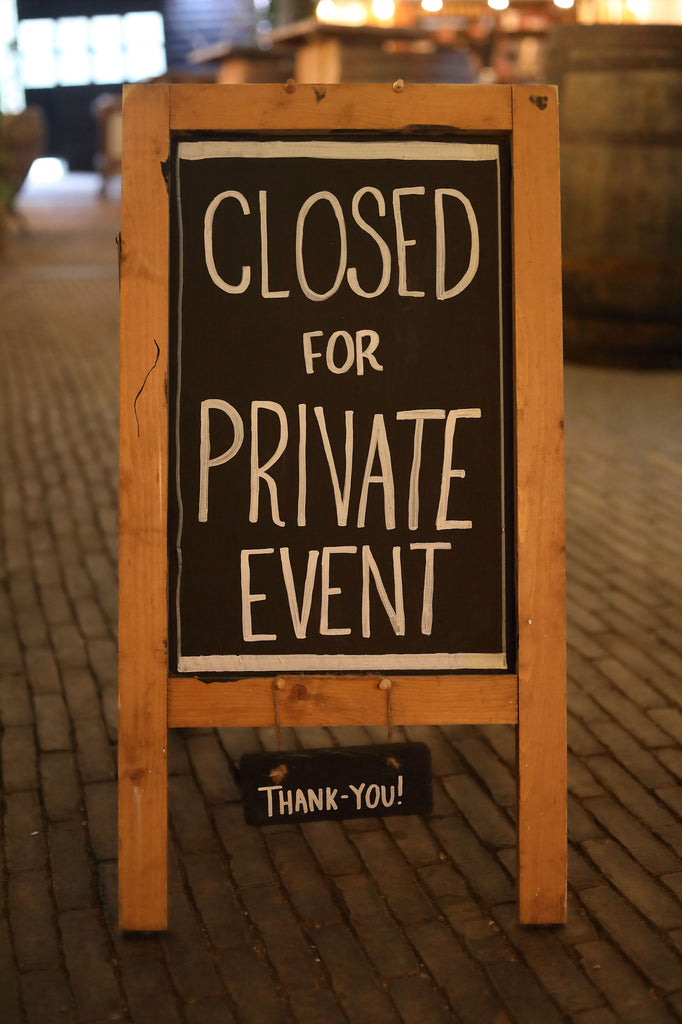 We are Closed from 3:30pm on Friday 22nd Sep due to a Ticketed Event