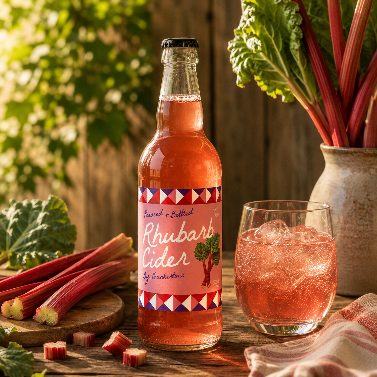 Rhubarb Cider